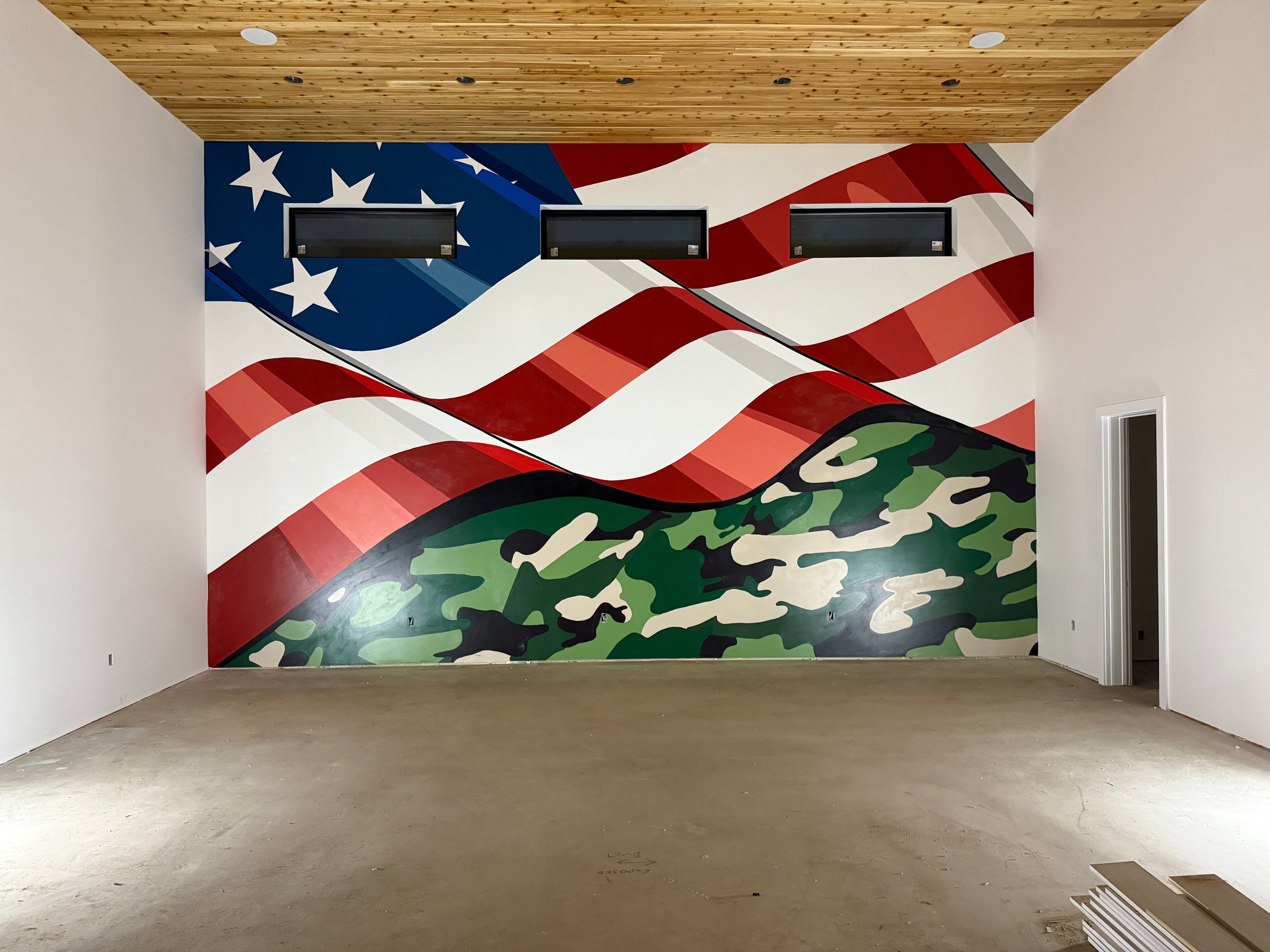 Stick Figure Media Mural