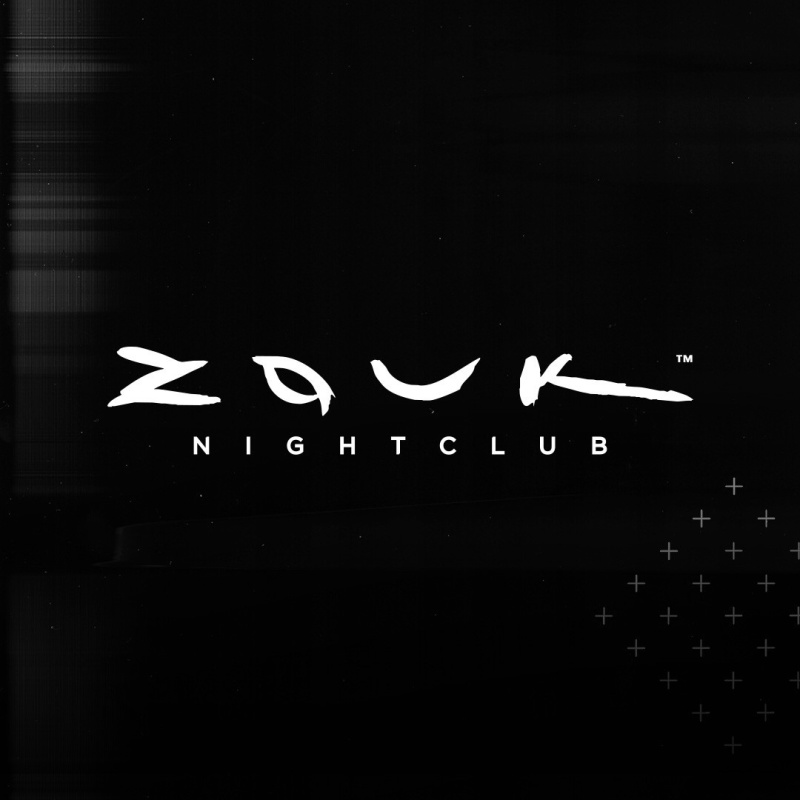 Zouk Nightclub logo with stylized white text on a dark background.