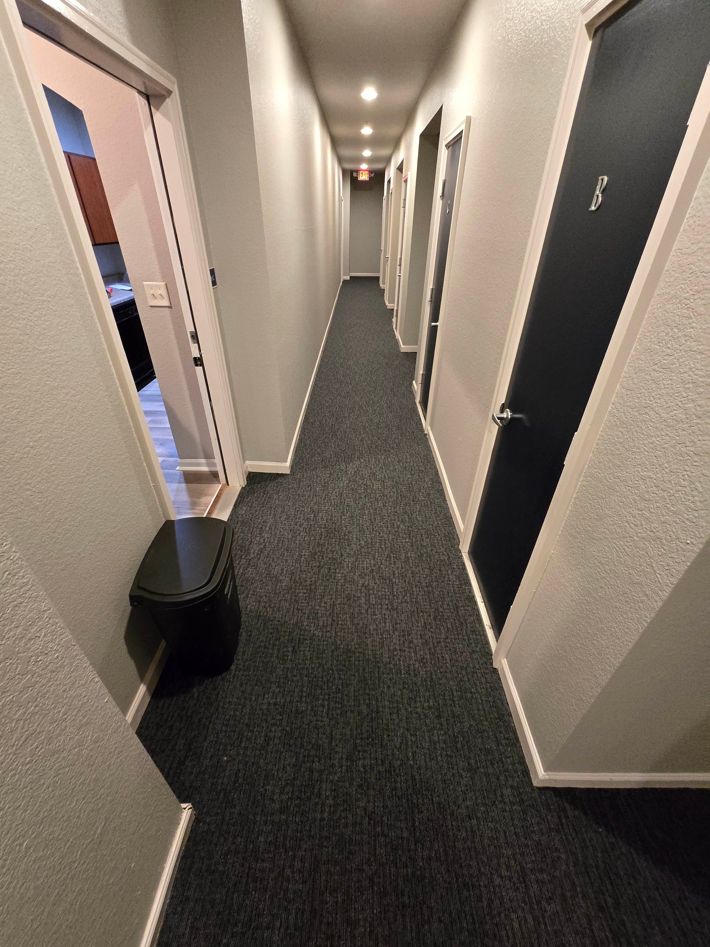 Carpet tile installation