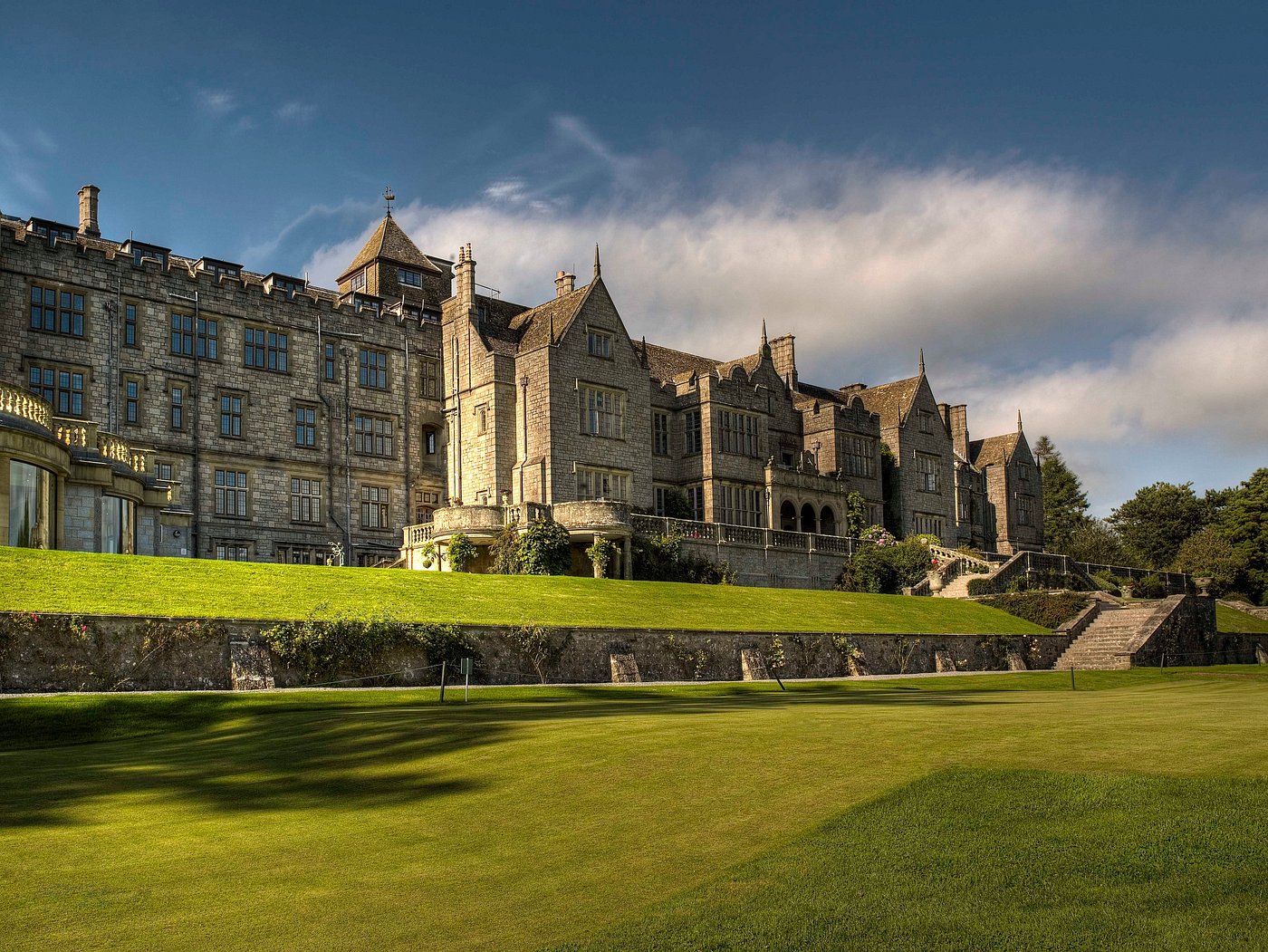 Bovey Castle historic Grade II listed castle hotel Devon Dartmoor