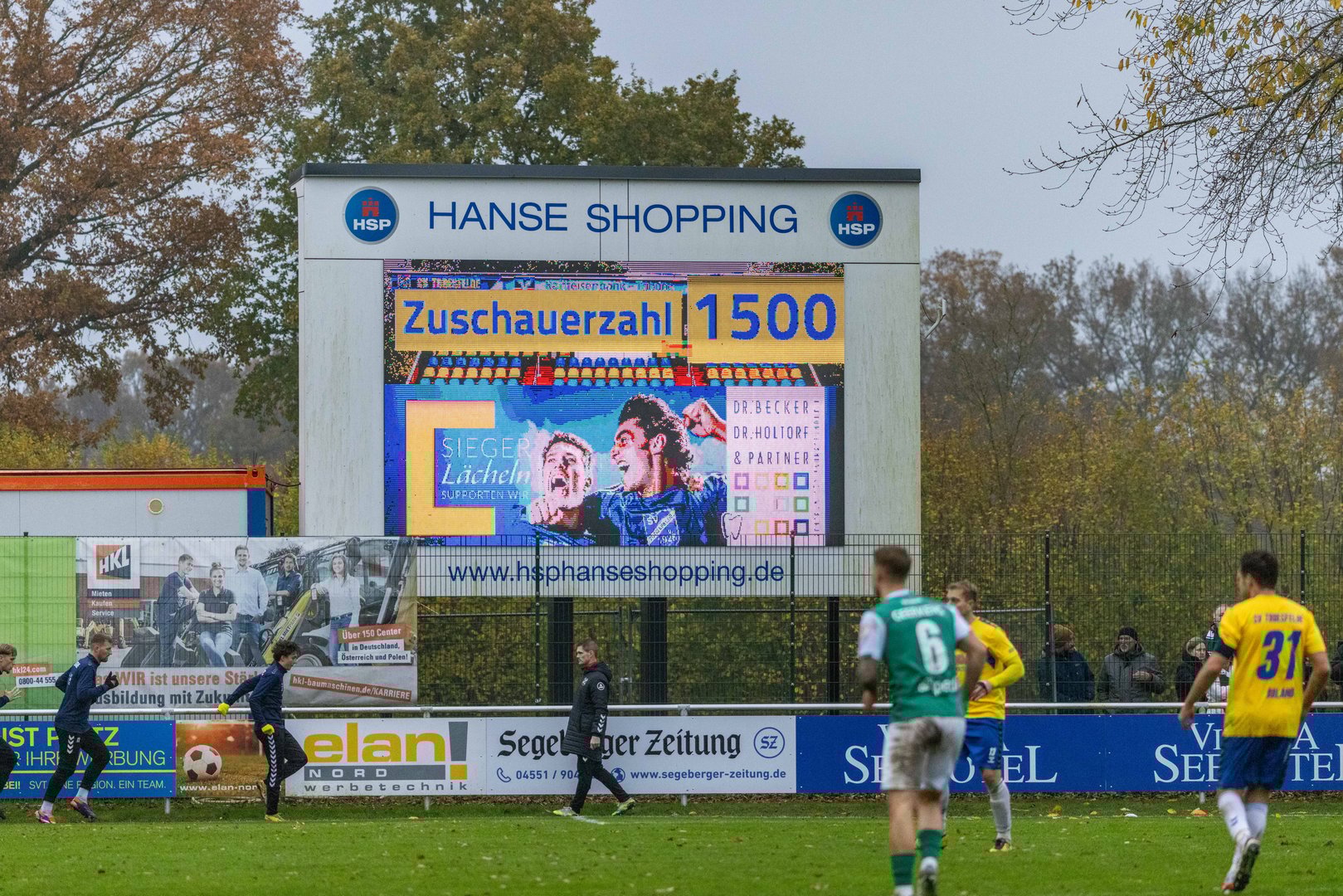Digitale LED Leinwand JODA-Sportpark - LED Bandenwerbung Stadion SV Todesfelde