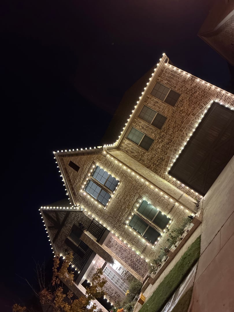 Beautiful holiday lighting installation by J&S Custom Lighting DFW