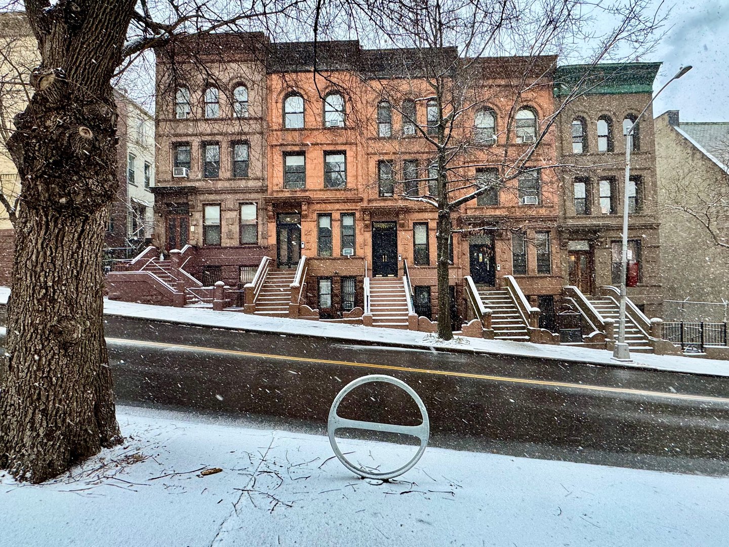 Historic townhouses Harlem New York