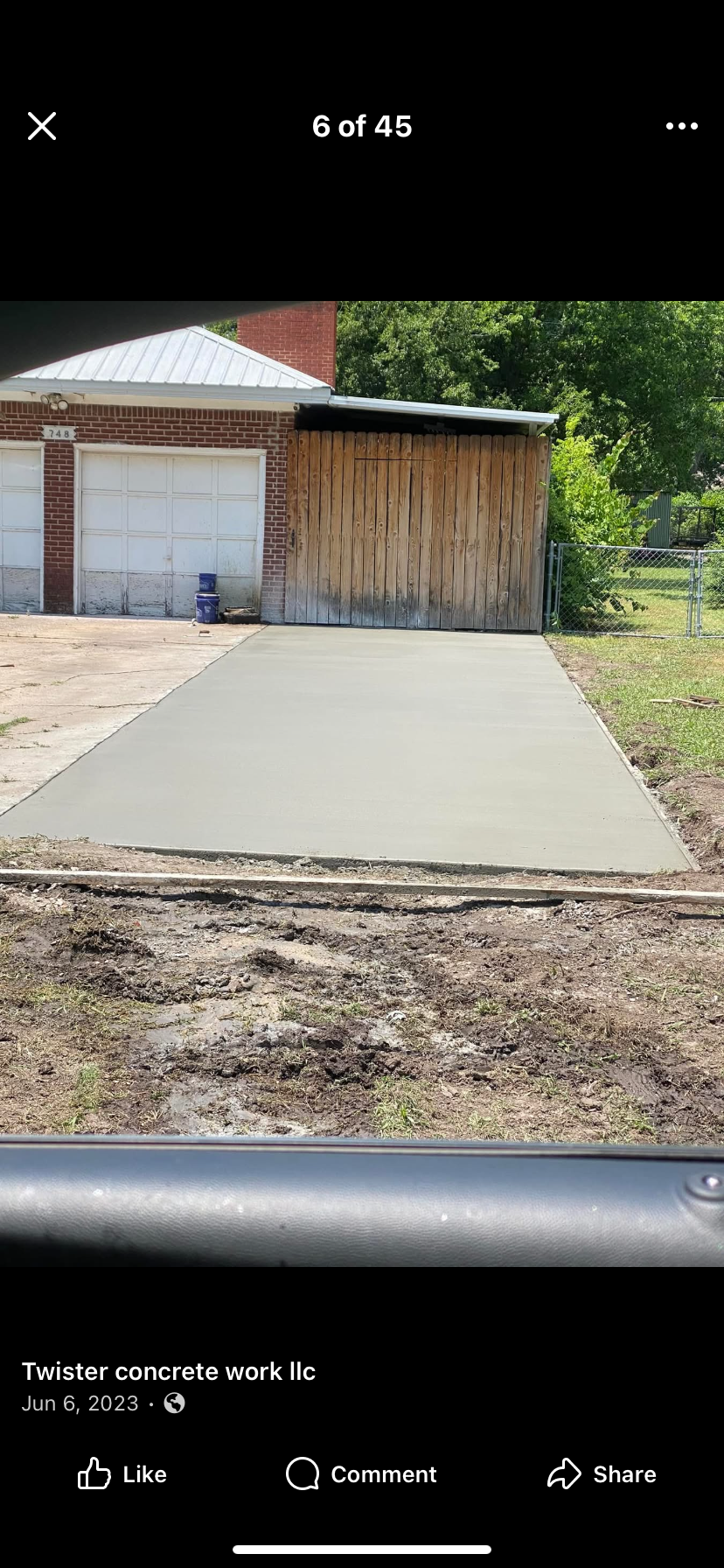 Twister Concrete completed project