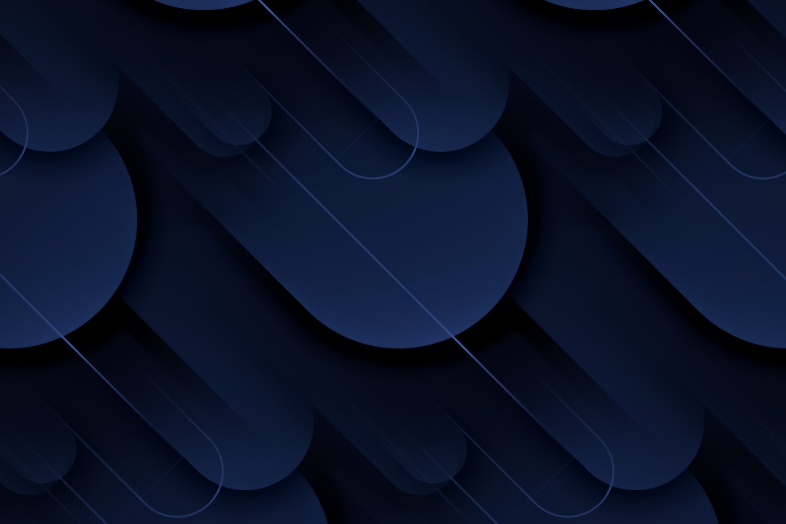 Abstract dark navy blue background with geometric shapes and diagonal lines modern design