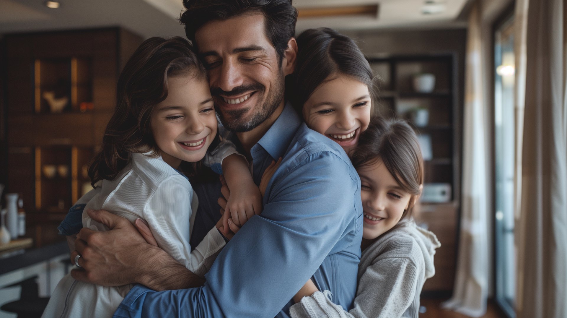 Familia asegurando la educación universitaria de sus hijos con plan Segubecas de ahorro educativo