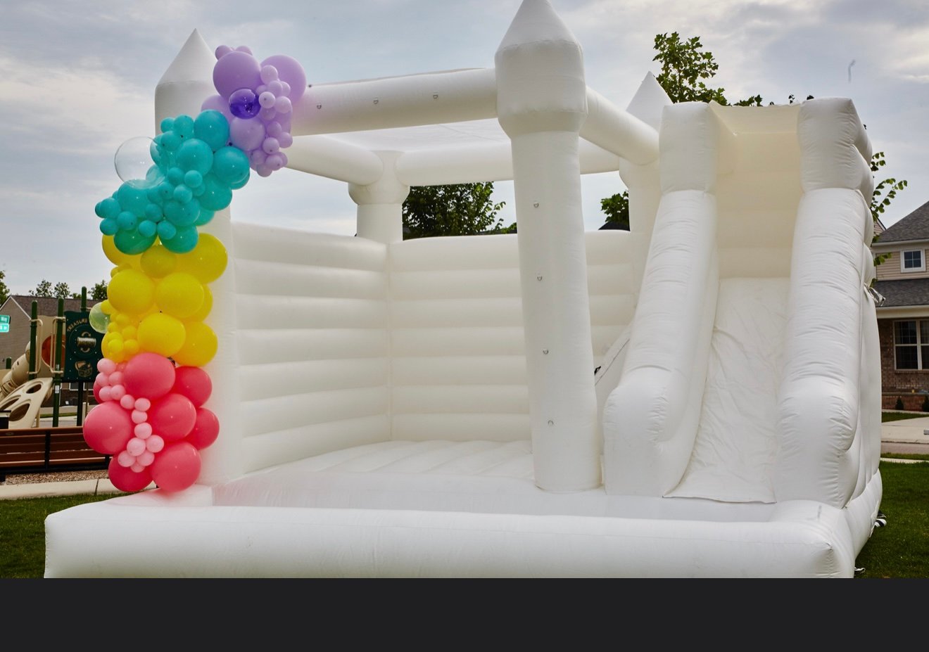 Bliss Bounce Co. event setup