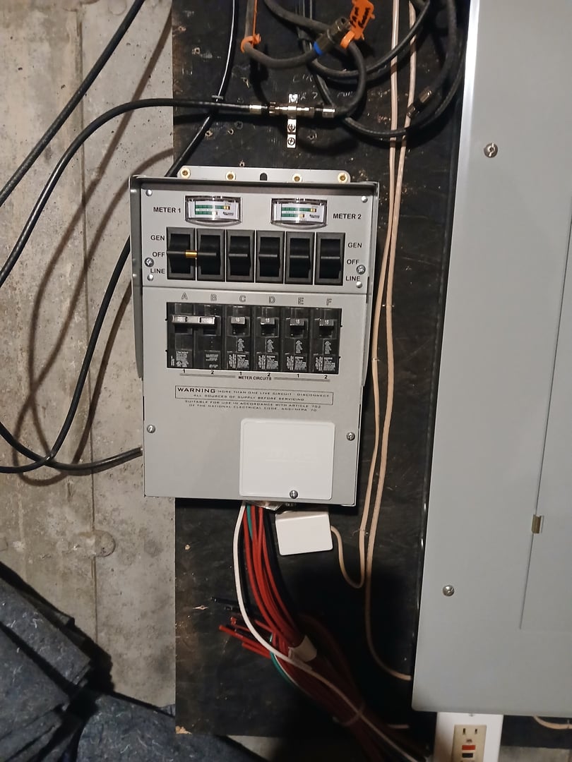 Recent electrical work