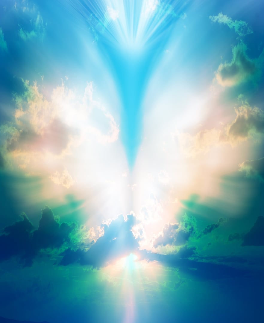 Luz divina del Espíritu Santo