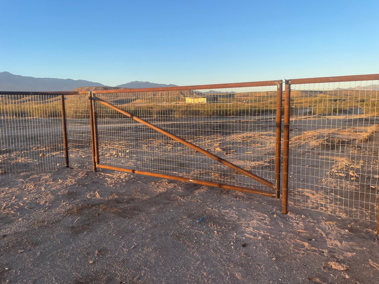 Property line fencing project