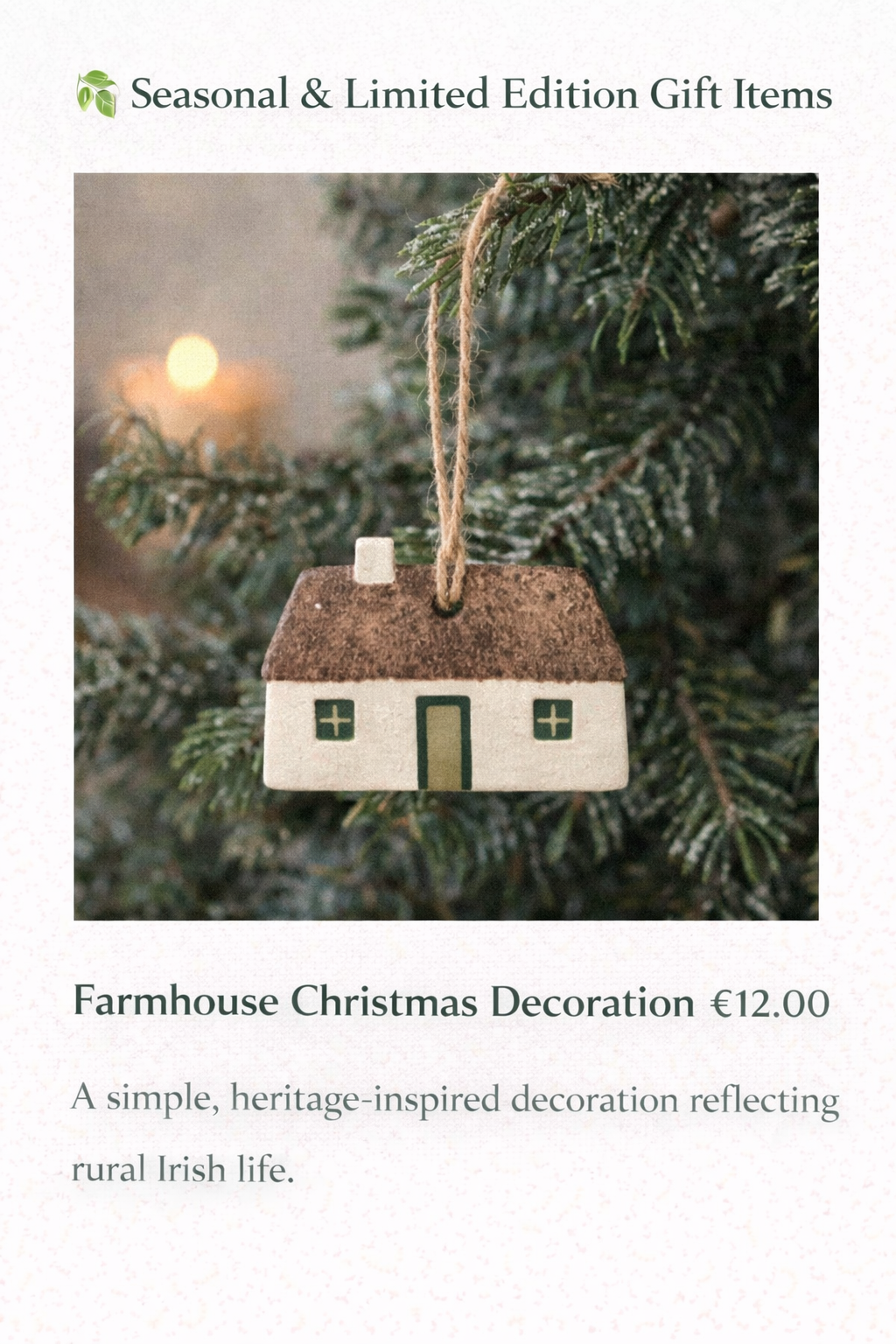 Farmhouse Christmas Decoration