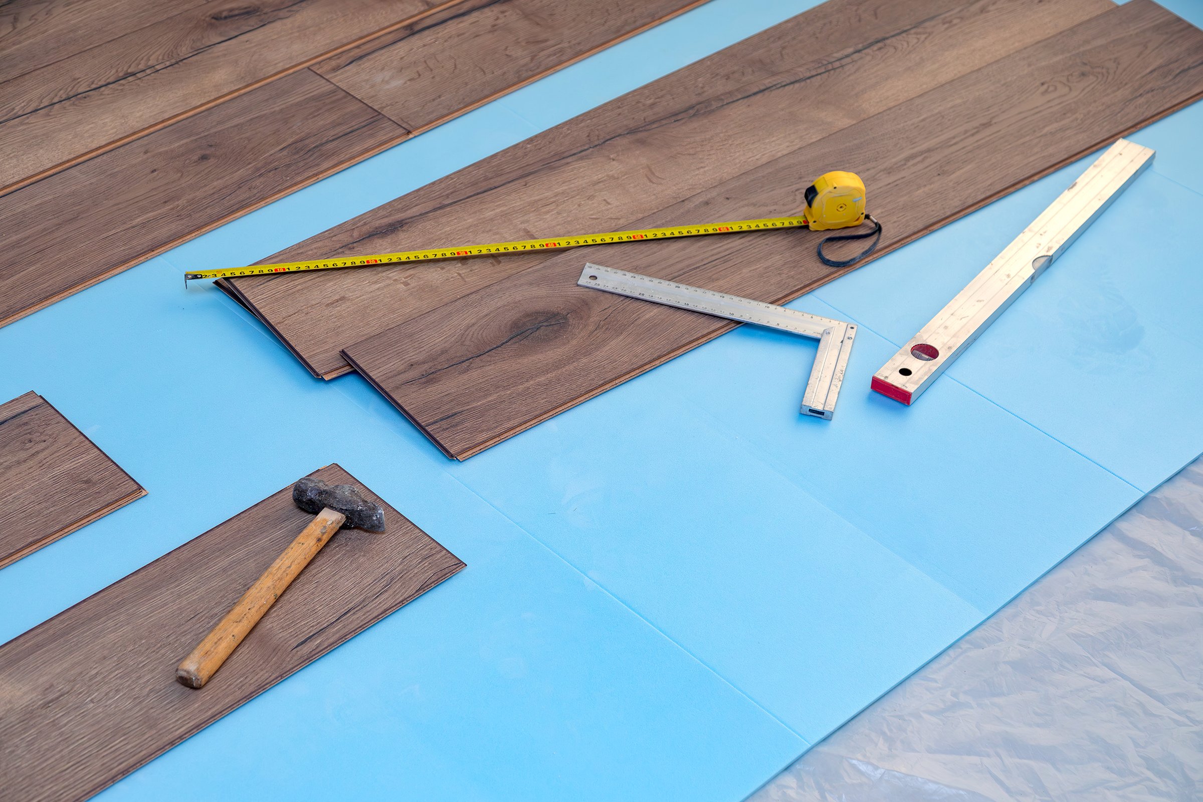 Hardwood flooring materials