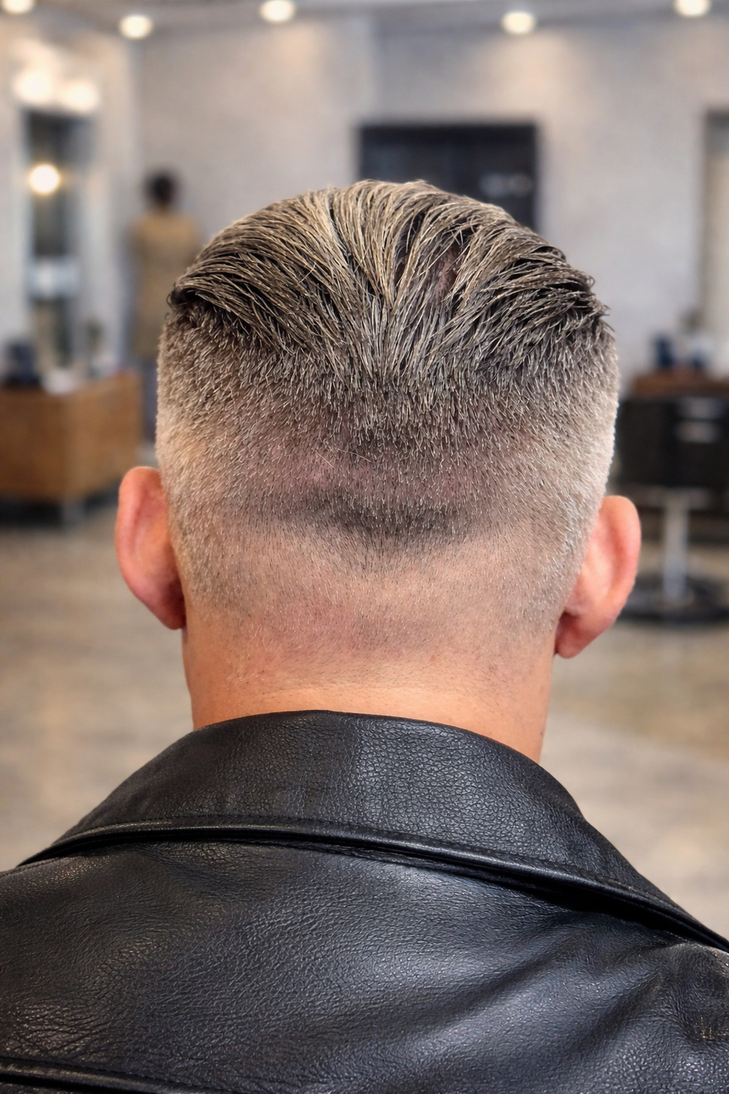Men's hair coloring and highlights at The Q Salon for Men in Sarasota