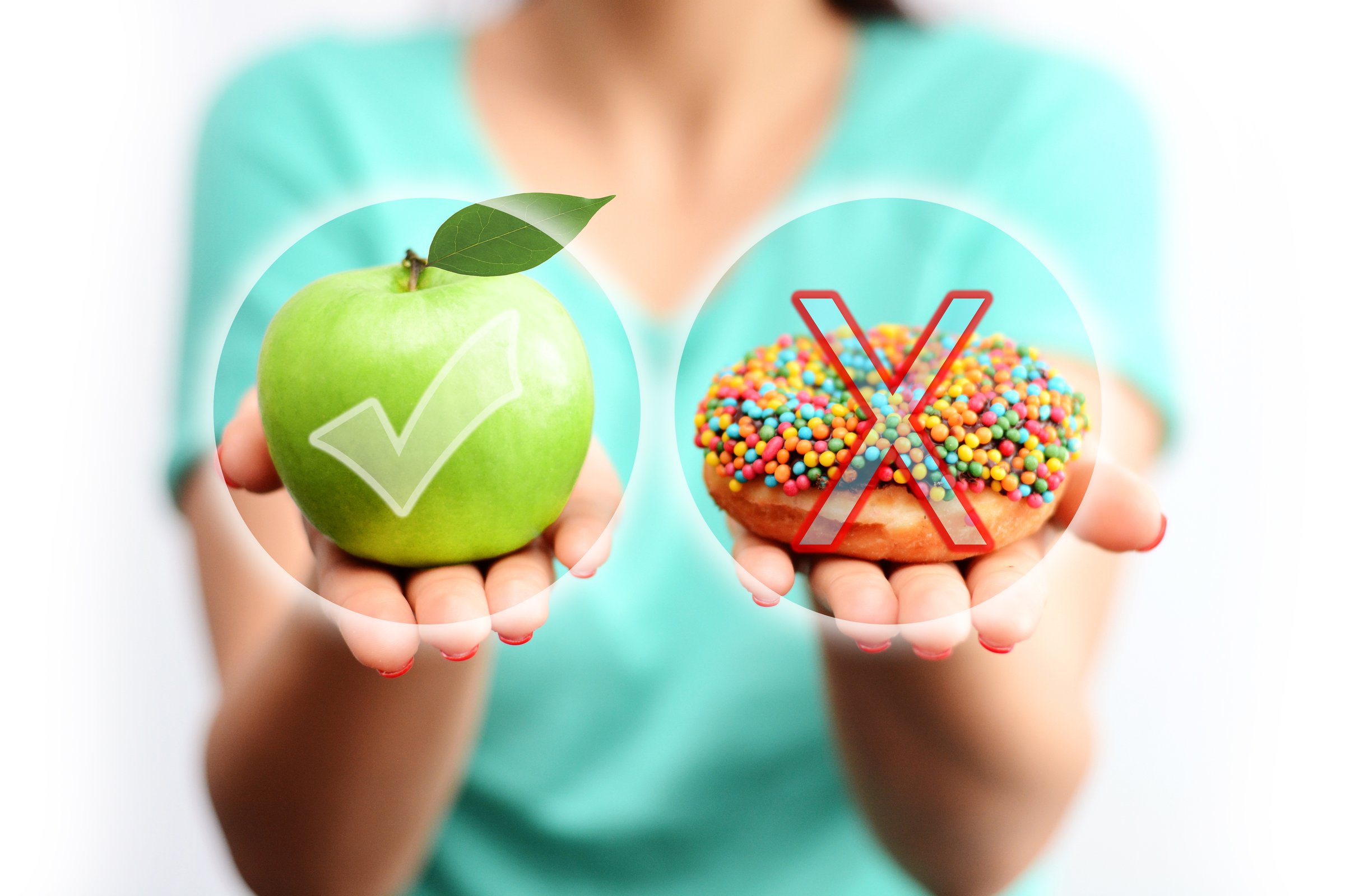 Infographic on benefits of living sugar-free