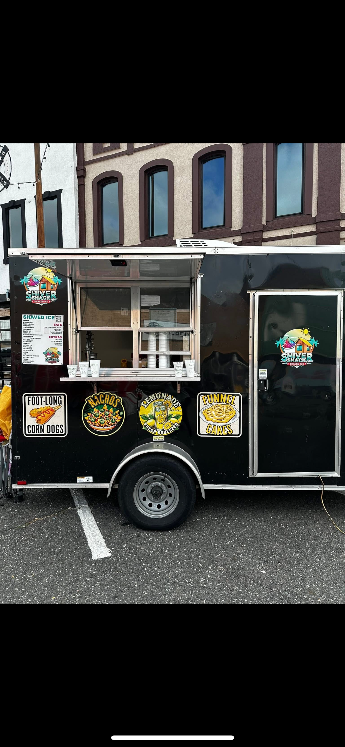 Shiver Shack mobile food trailer