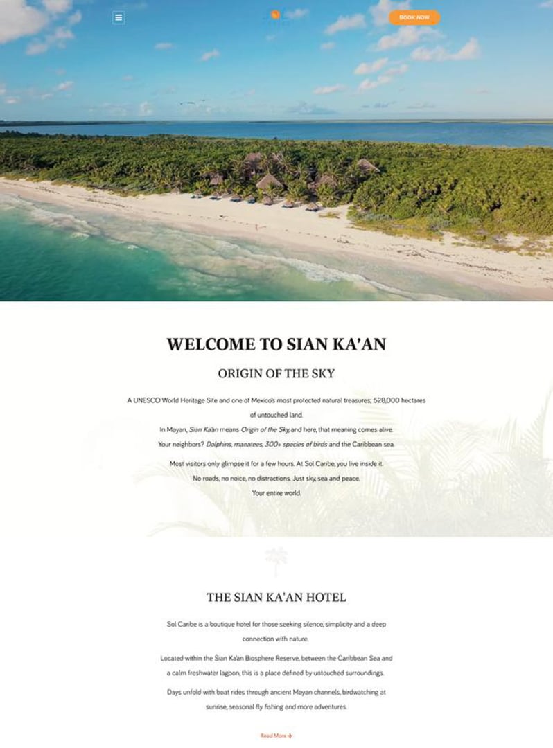 Sol Caribe new website