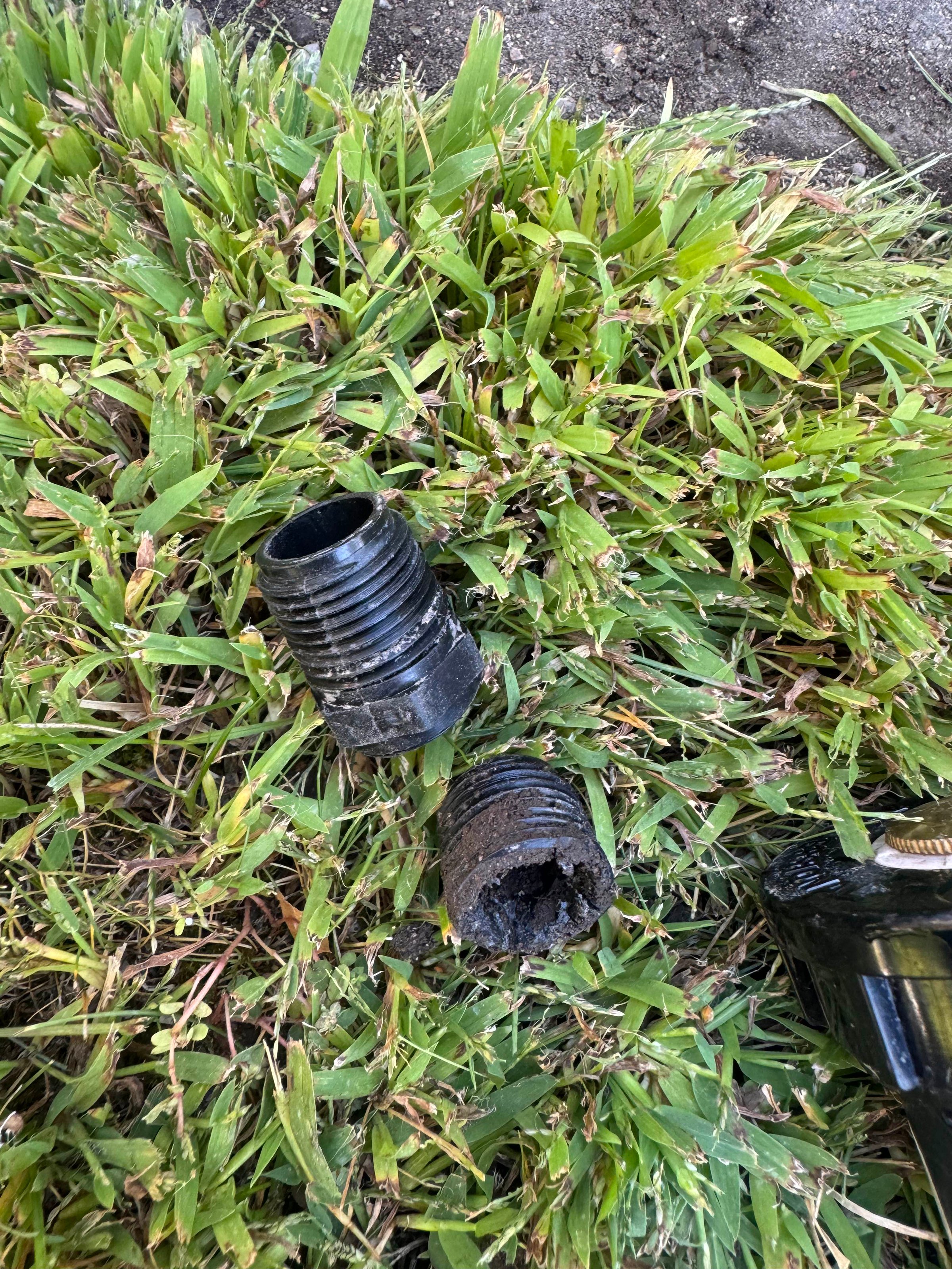 Sprinkler repair work