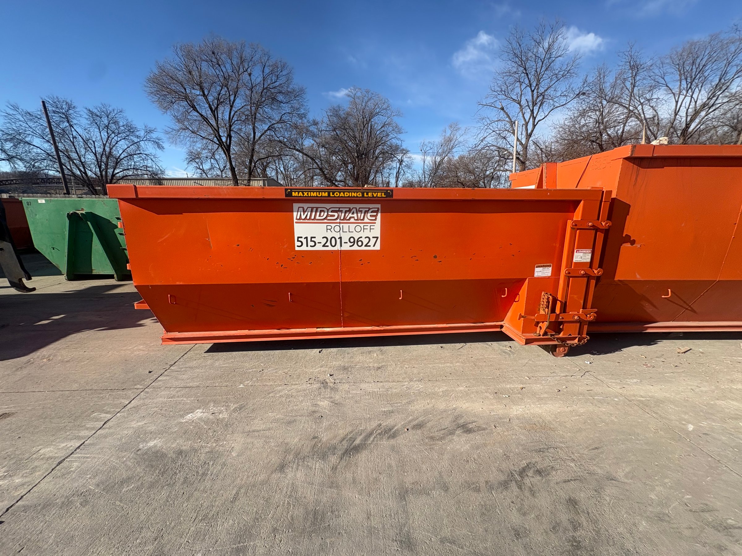 MidState Rolloff 18-yard dumpster