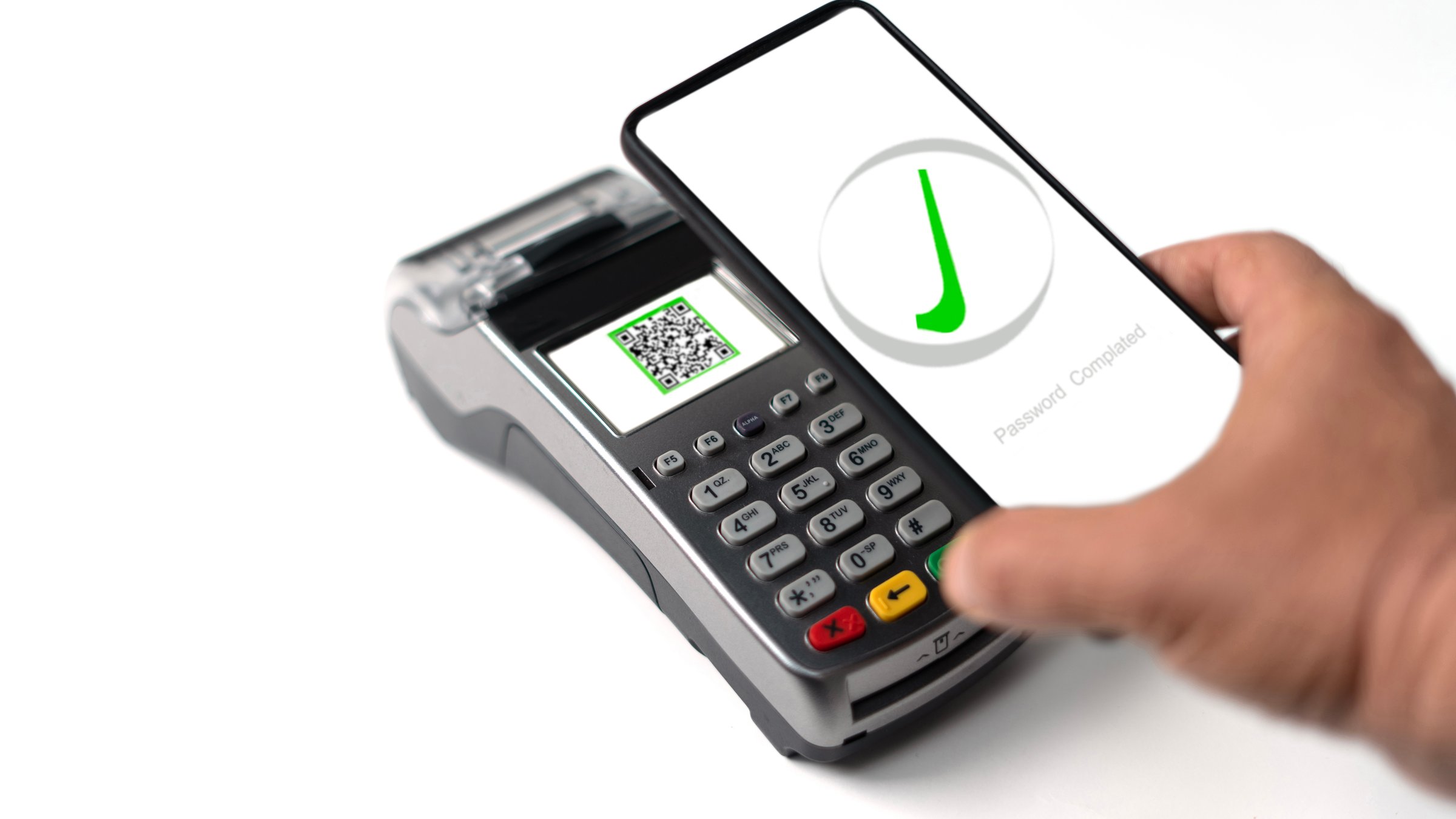 payment with electronic pos machine