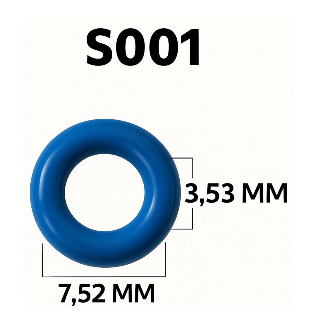S001 Oring Viton Universal Color Azul