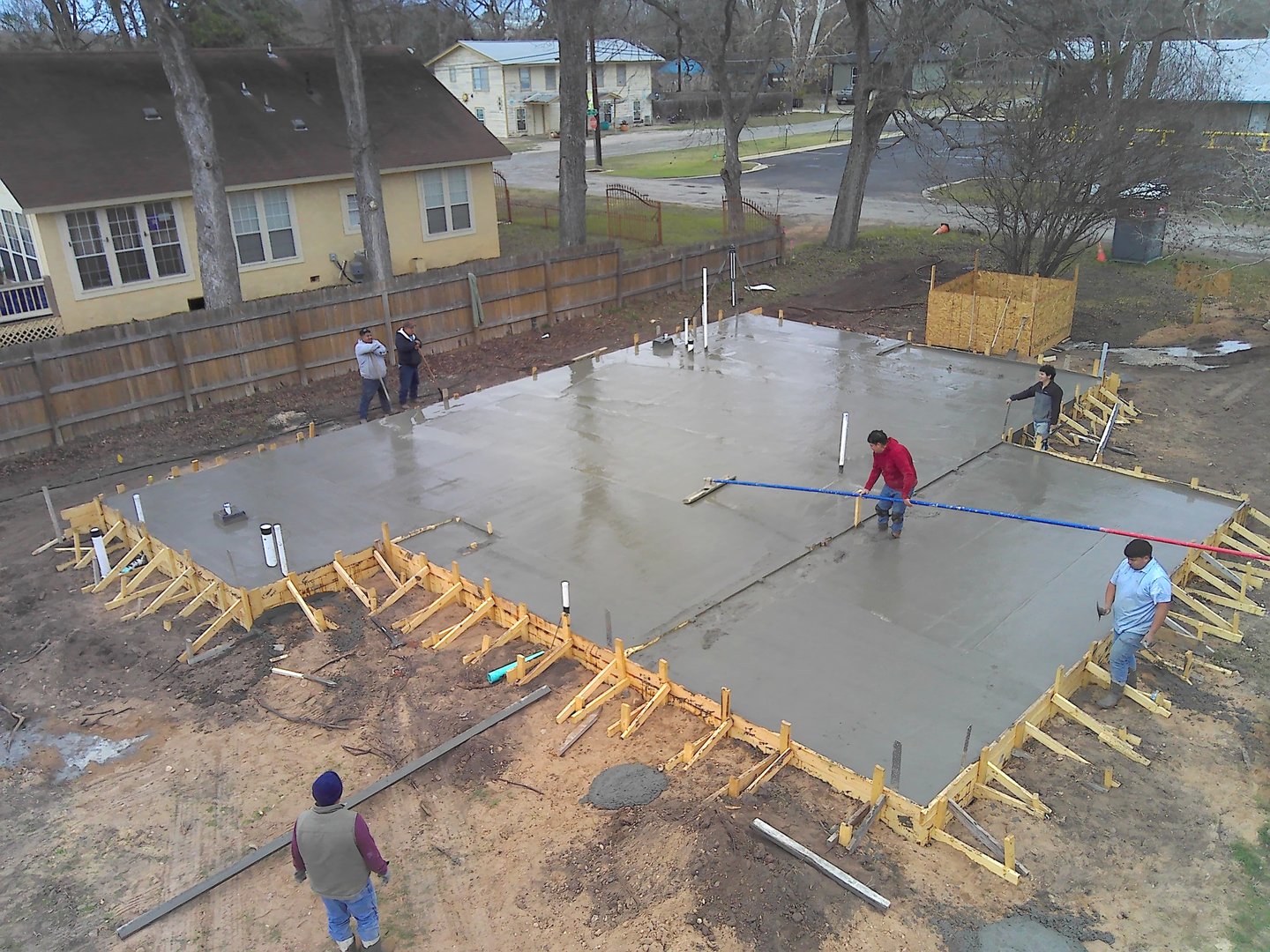 Foundation Concrete Pour - Professional Concrete Work