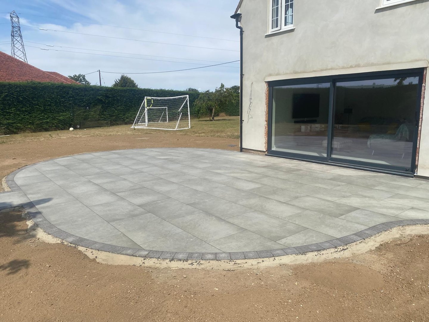 Garden landscaping project