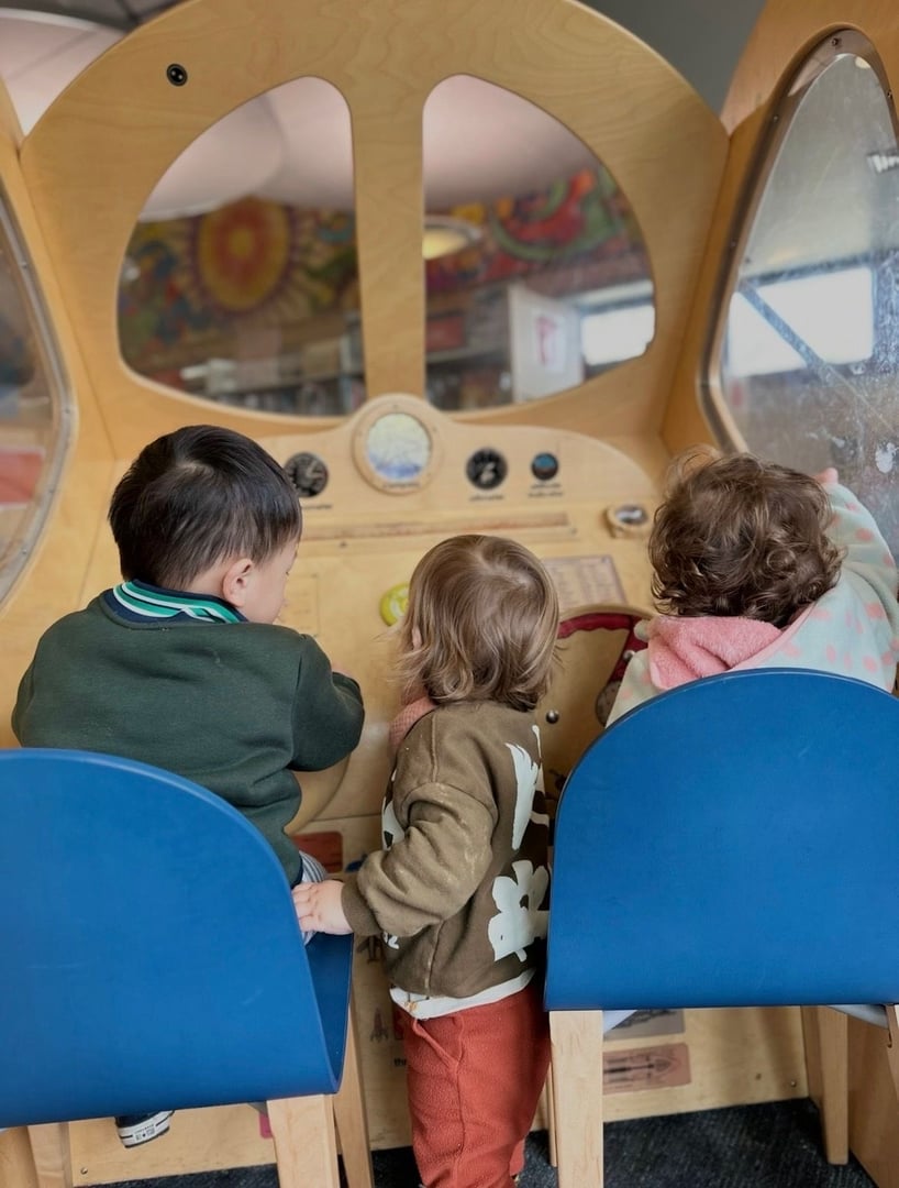 Child eating at Rain or Shine Daycare