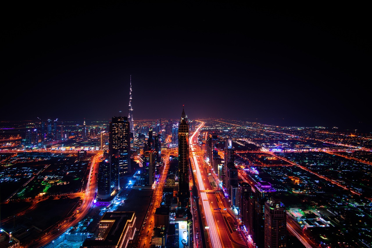 Dubai city skyline