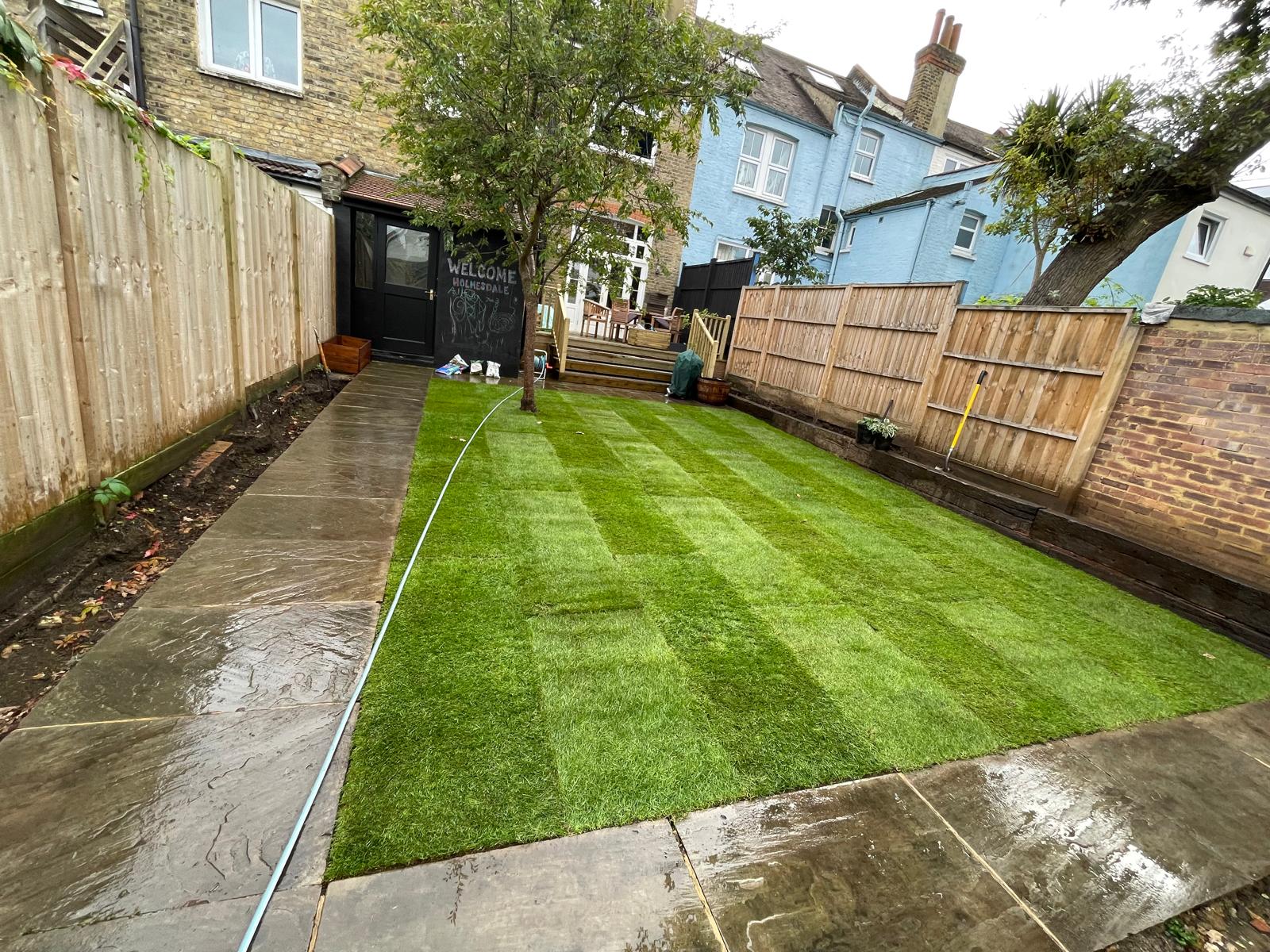 Landscaping project showcase