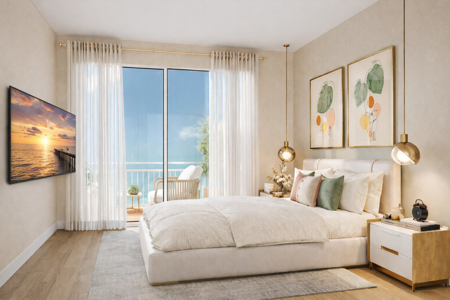 Type B bedroom 2 near balcony