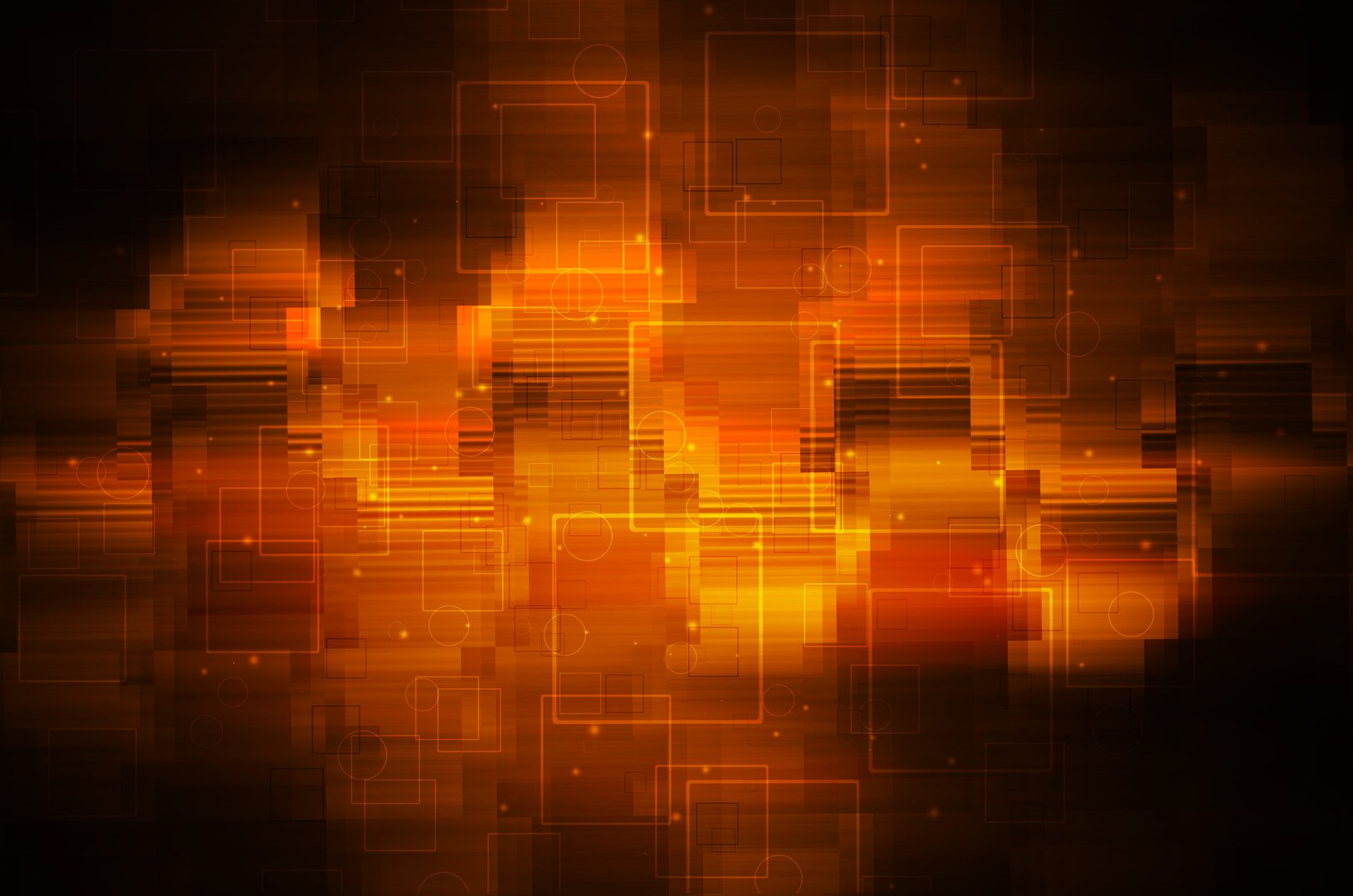 Dark orange tech background