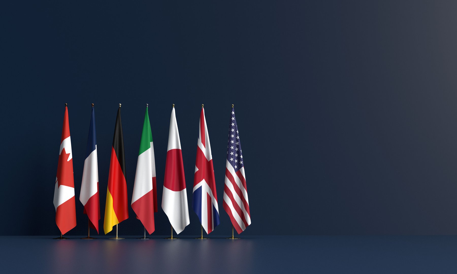 G7 flags
