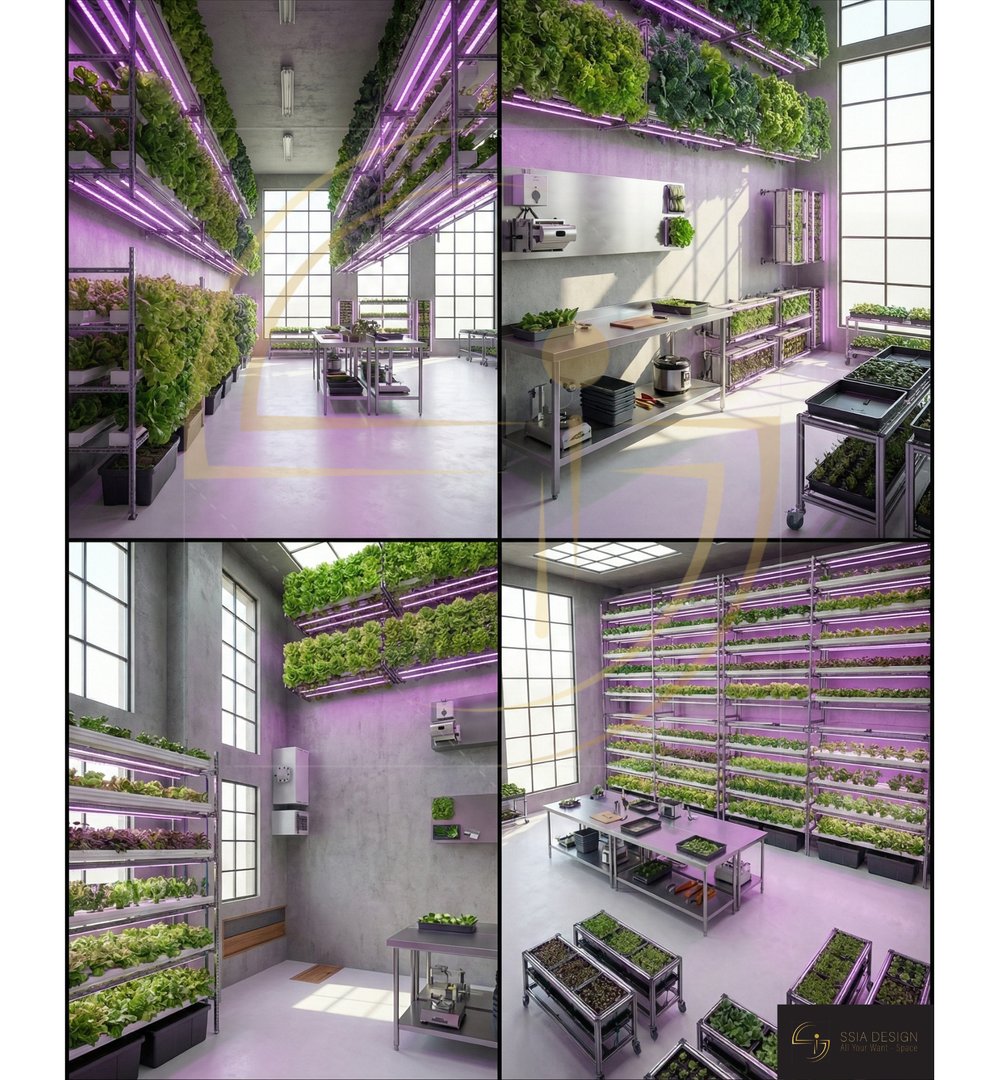 Hydroponic Greenhouse View