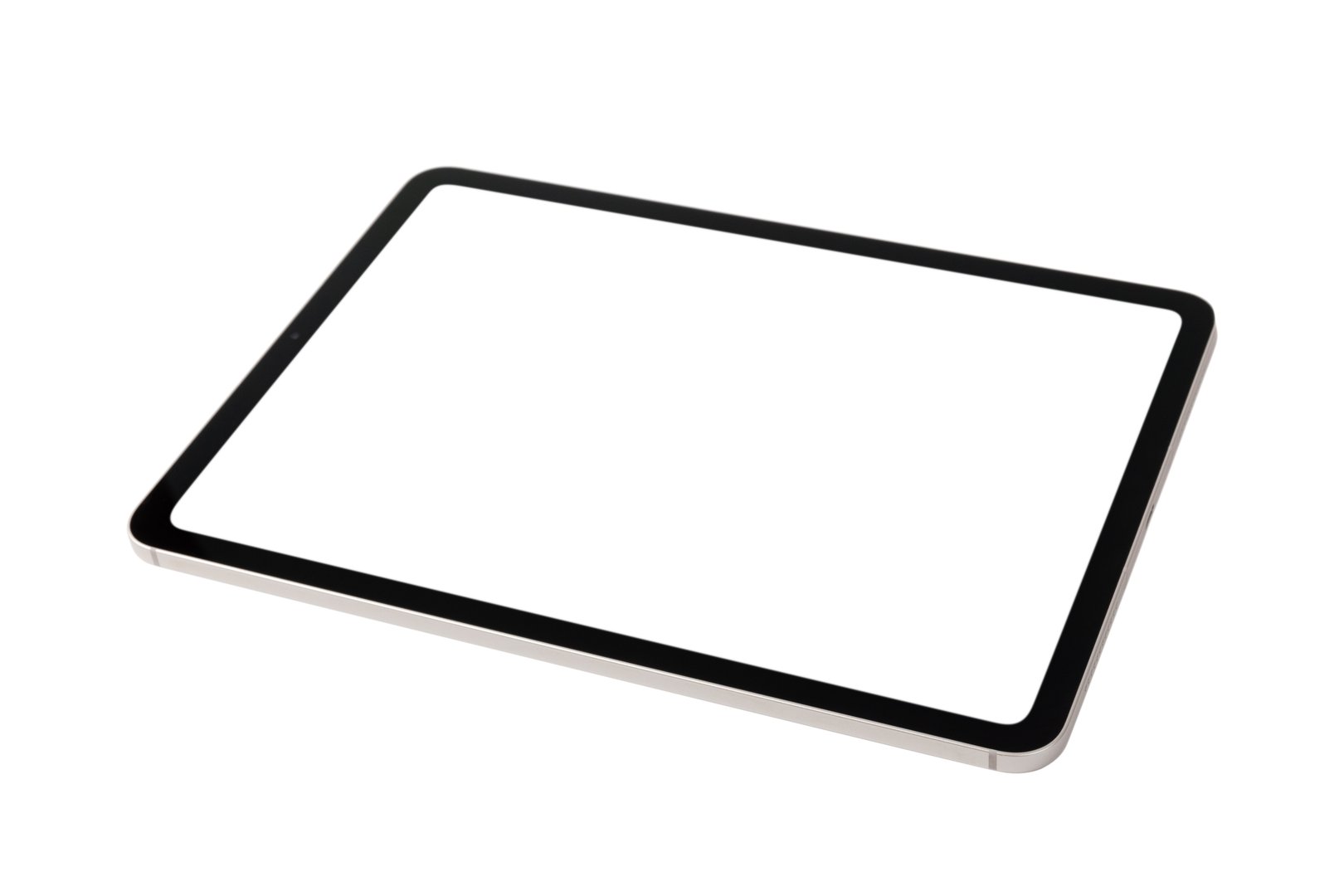 Digital touch table computer isolated no background blanc screen. High quality photo