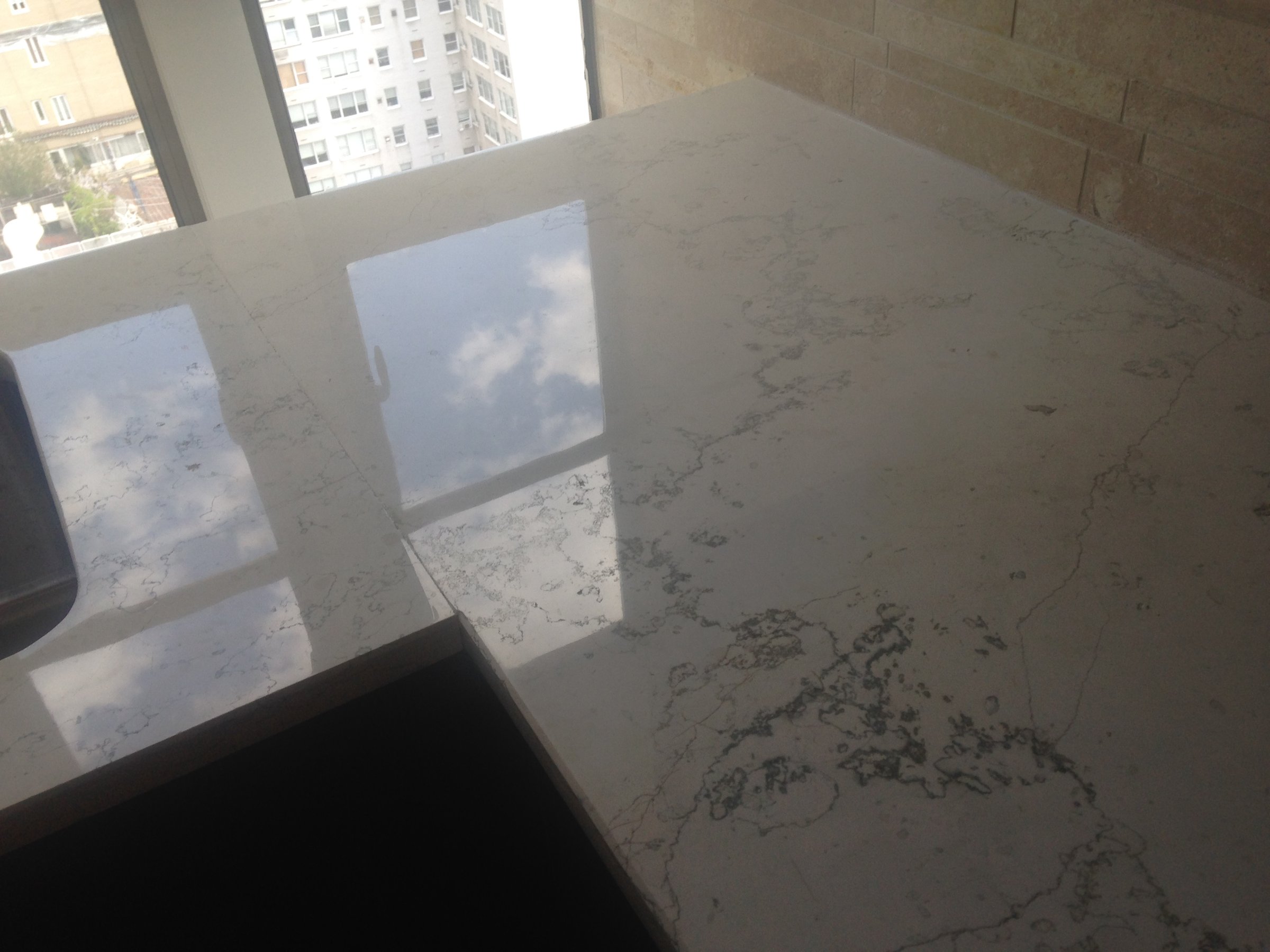 A-White Marble Countertop Repair and Polishing