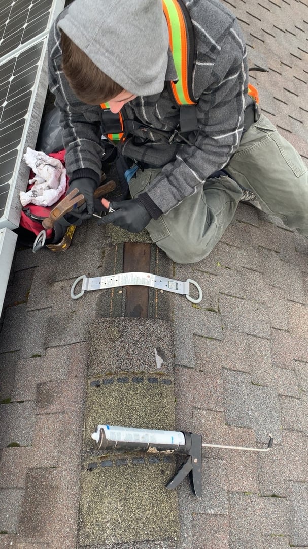 Professional anchor installation by Nicholson's Cleaning