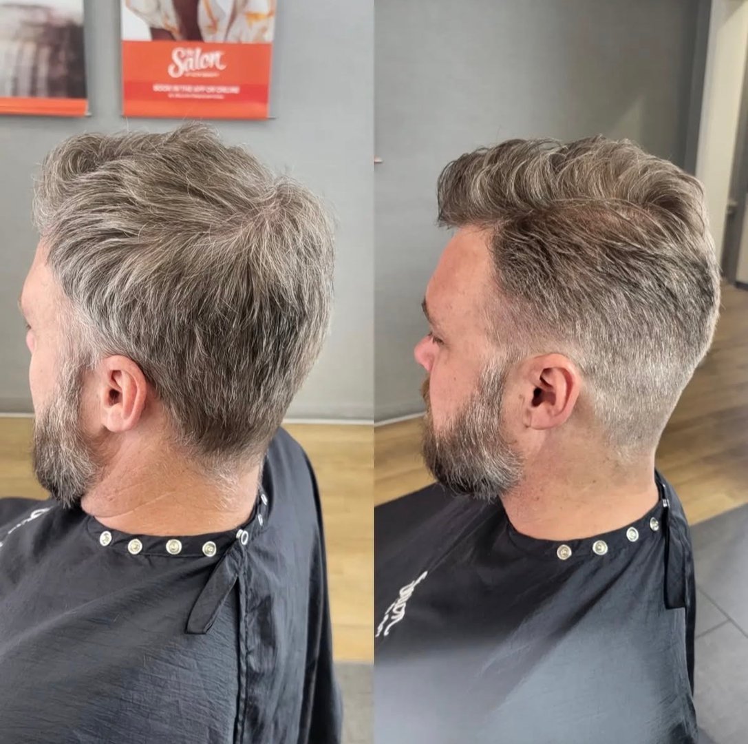 Men's precision haircut