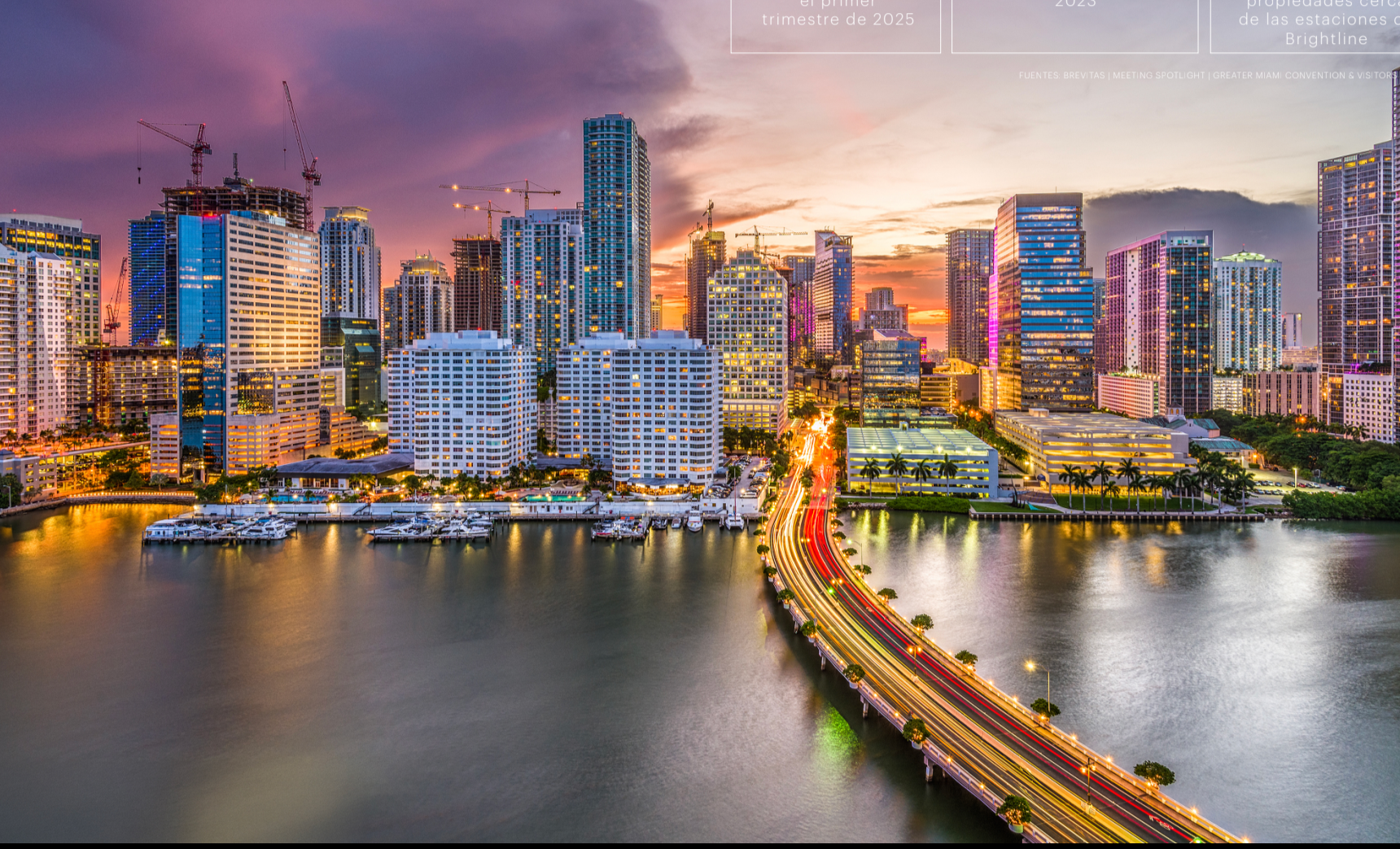 Meliá Residences Miami - Terraza con vista a Miami