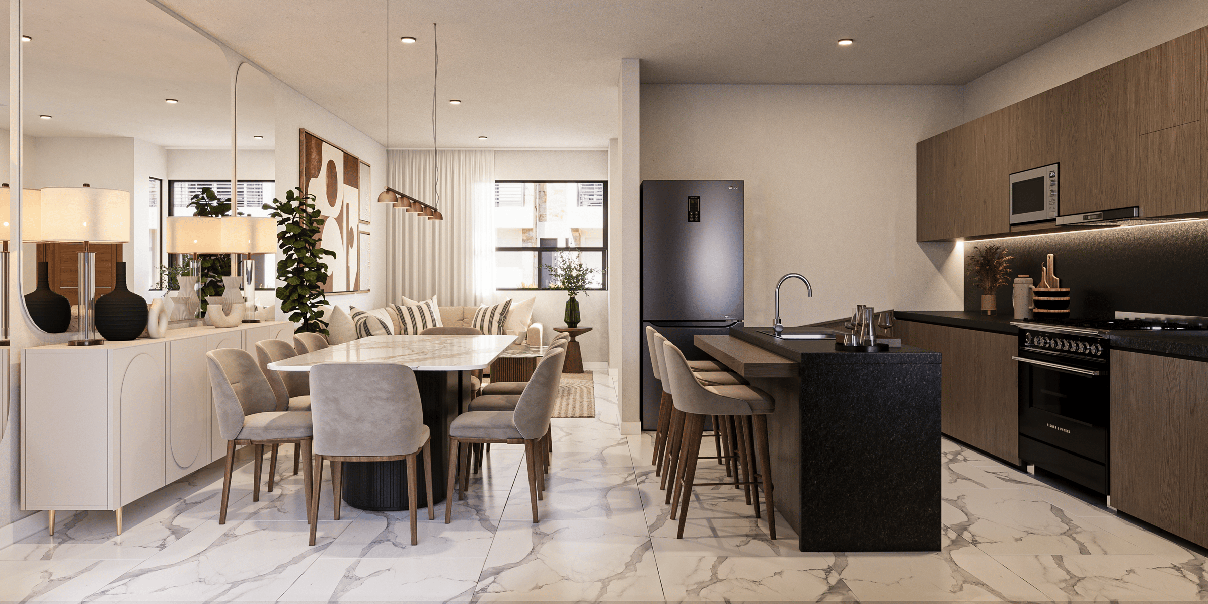 Vista Exterior con Alberca