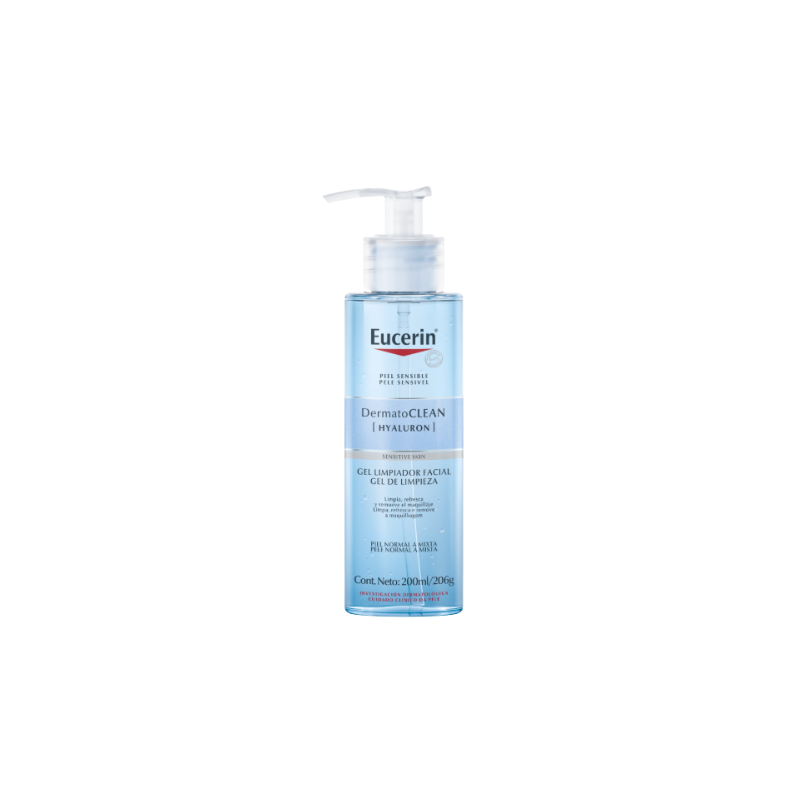 EUCERIN DERMATOCLEAN GEL FACIAL LIMPIADOR 200ML