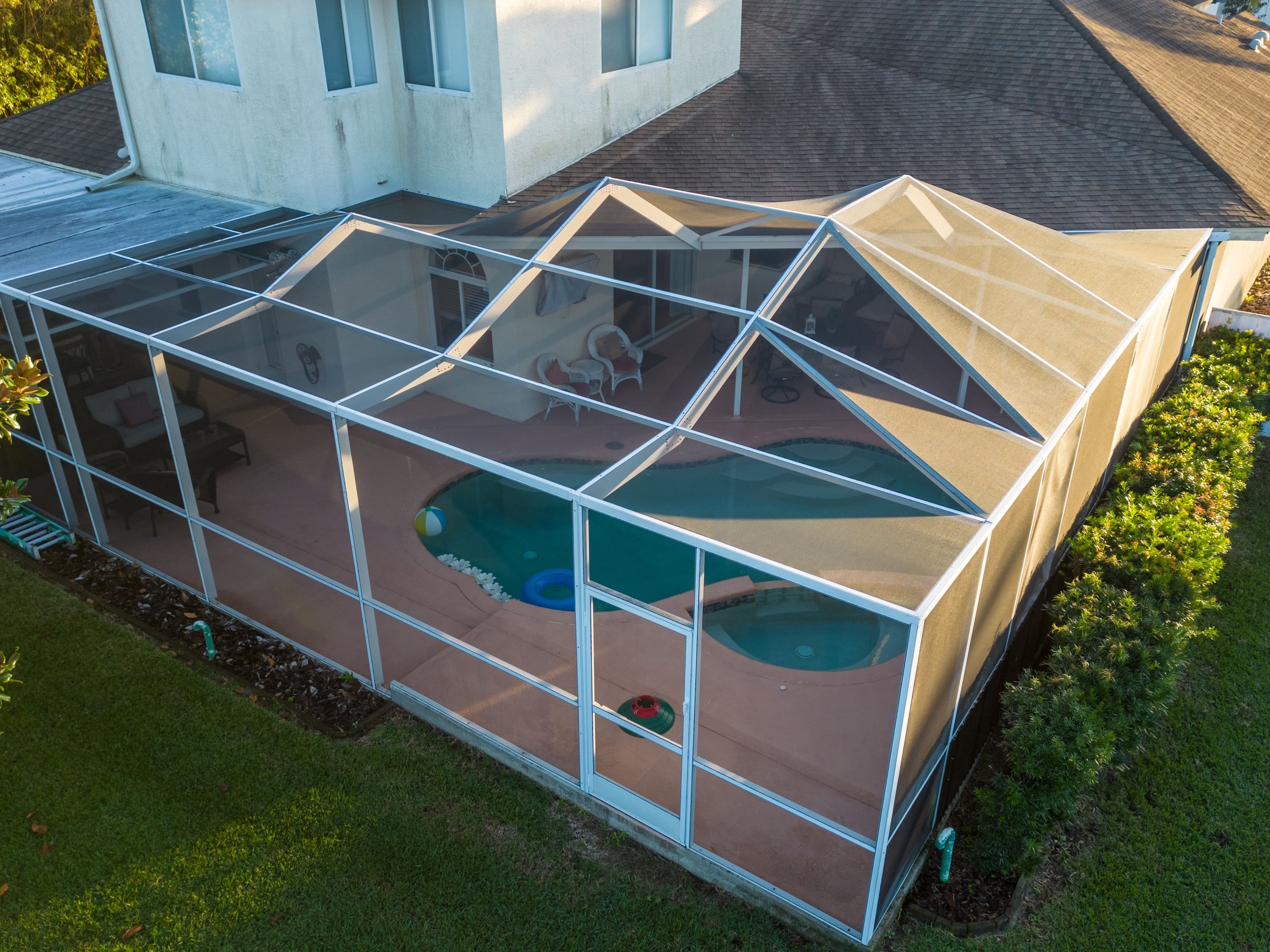 Beautiful pool enclosure