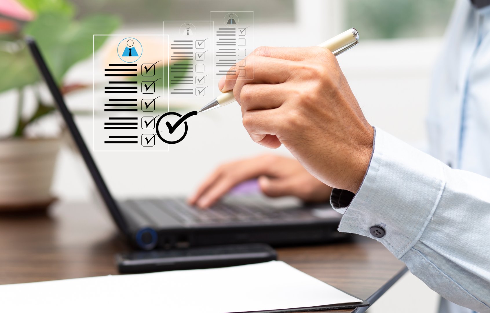 human resource management and selection perfect employee for company,recruitment concept