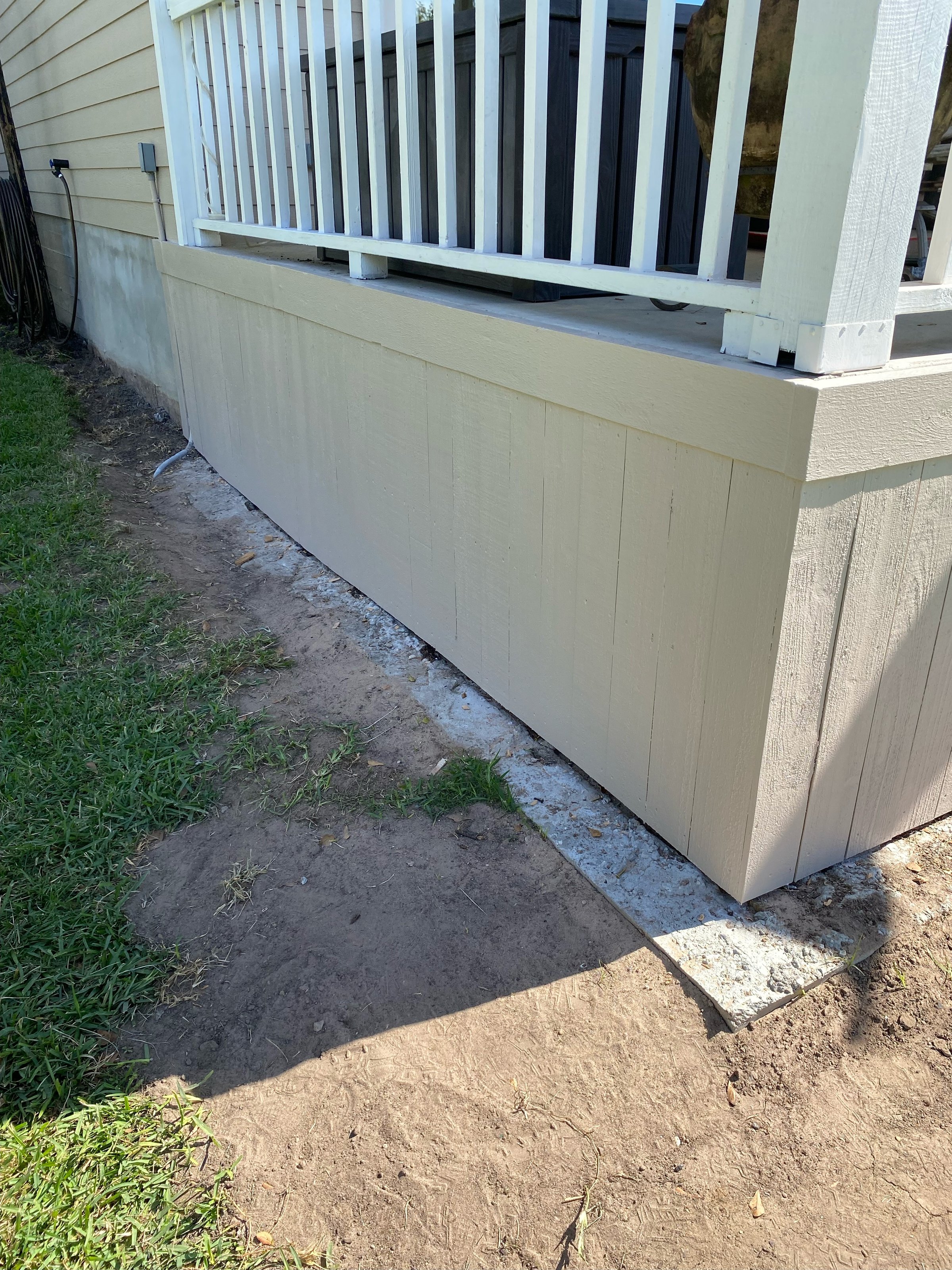 Seven Coves room and porch addition - progress view