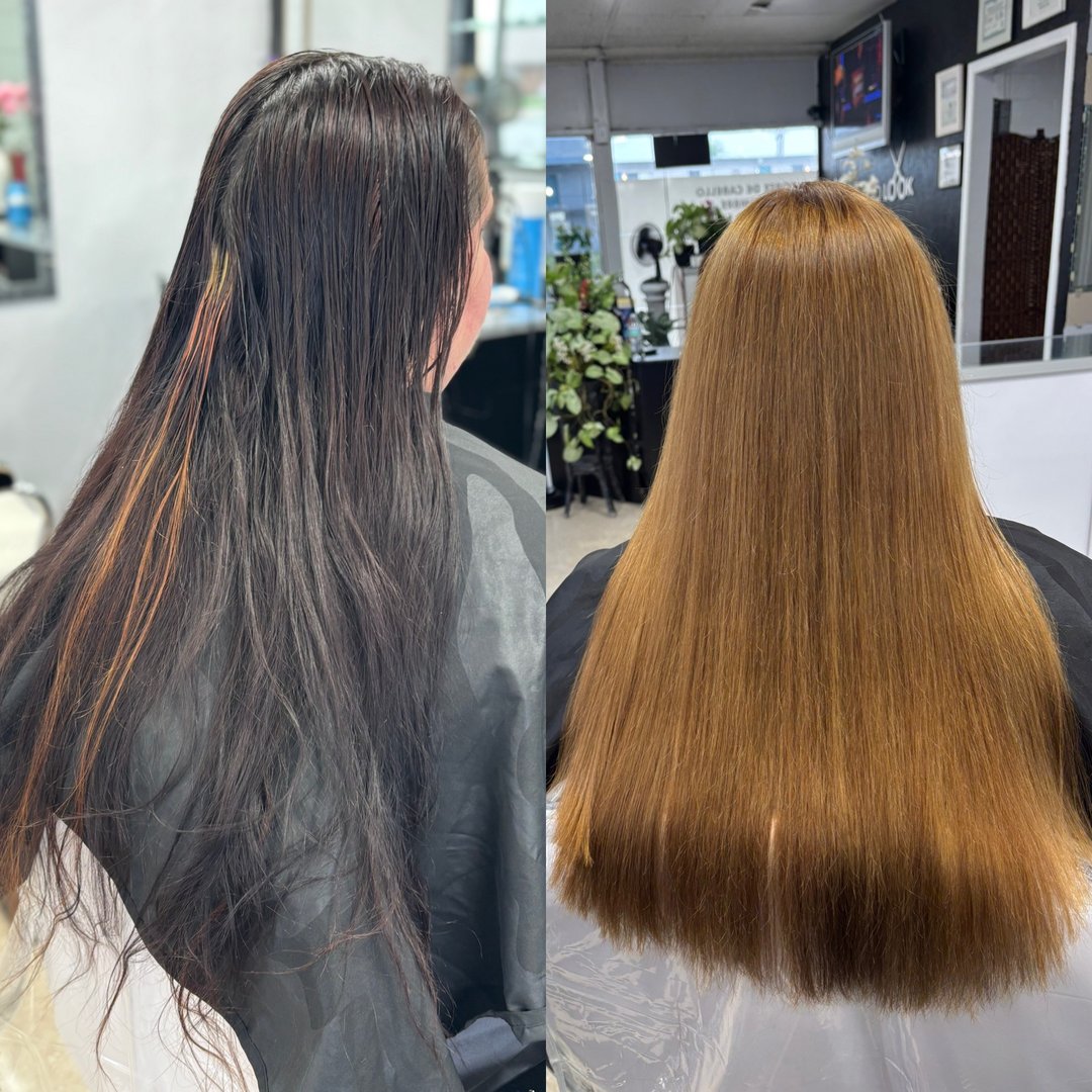 Trabajo de coloración profesional