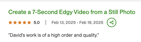 Client testimonial review