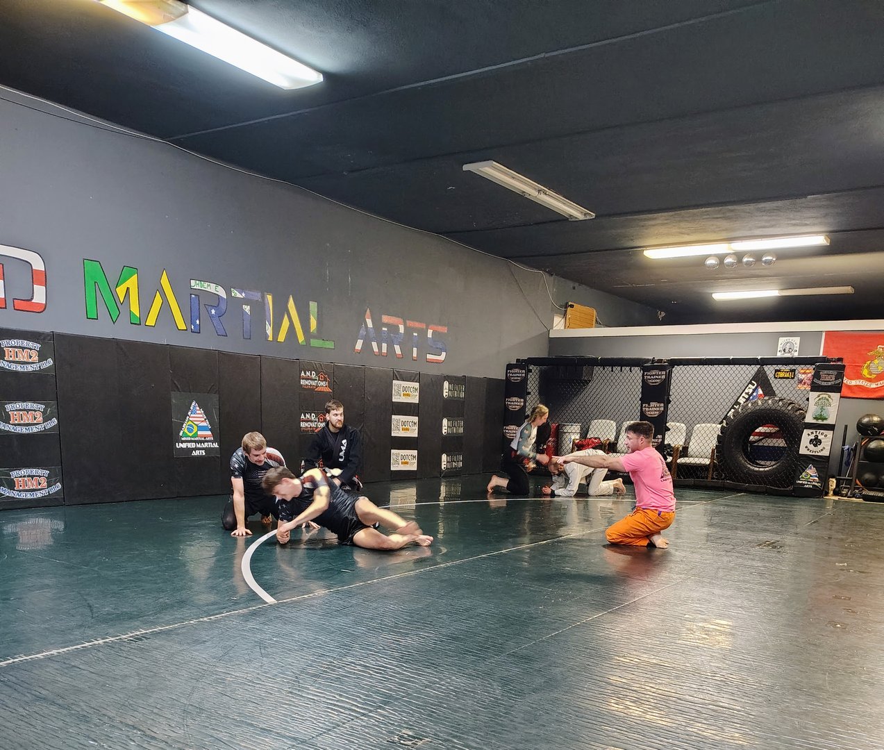 Jiu-Jitsu training at Unified Martial Arts North