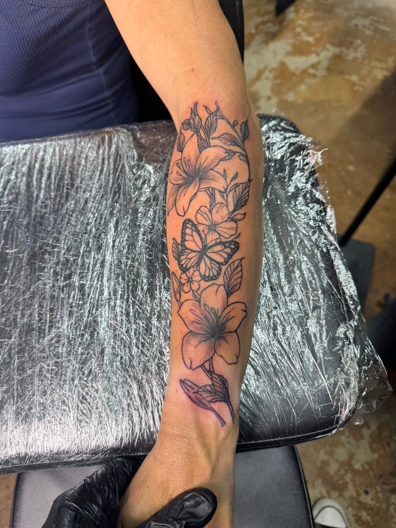 Custom tattoo design and artwork
