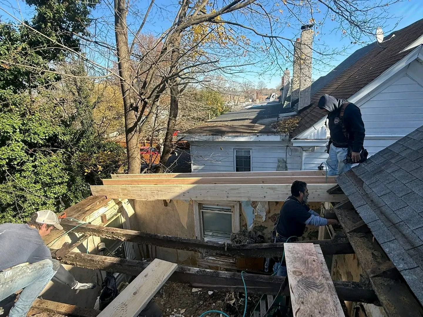 Exterior home repair work