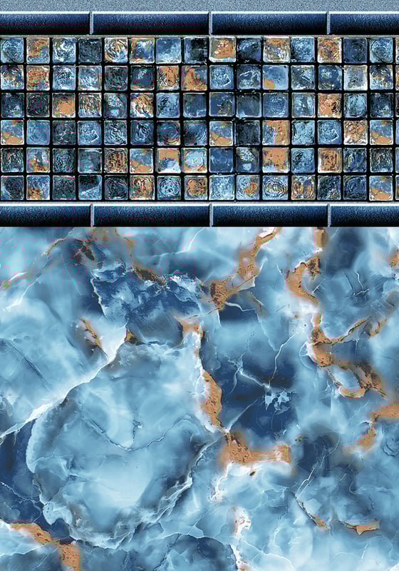 Capri vinyl liner pattern