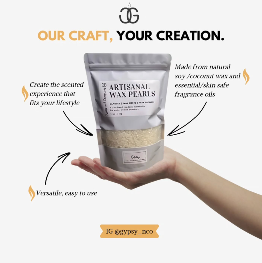 How to use artisanal wax pearls